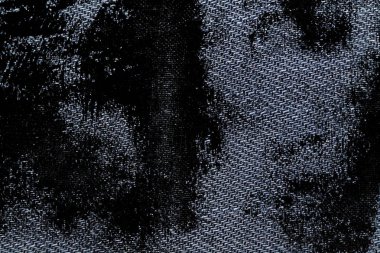 Kirli mavi kot makro doku ile dikiş kot arka planı için