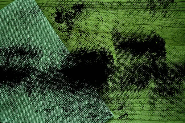 Grunge Ultra green Linen fabric surface for mock-up or designer use, book cover sample, swatch — Stock Photo, Image