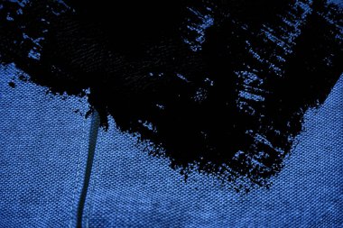 Grunge Ultra mavi keten kumaş yüzeyi, kitap kapağı örnek, renk örneği mock-up veya Tasarımcısı'nı kullanmak için kirli