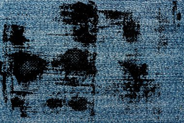 Grunge kirli kot denim arka plan için doku eskimiş.