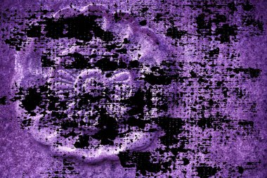 Ultra mor süslü taş doku, daire rock şekil, web sitesi veya mobil cihazlar için arka plan