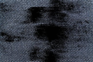 Kirli mavi kot makro doku ile dikiş kot arka planı için