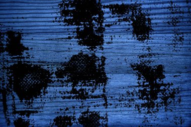 Tahta yüzey tasarım öğeleri için kesme kirli Ultra mavi ahşap doku,