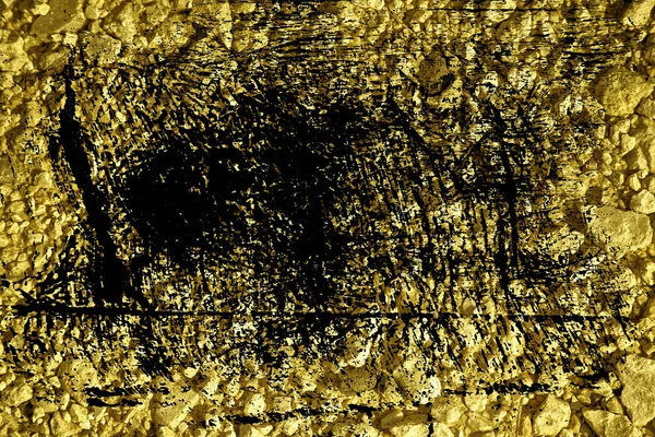 Grunge Ultra amarelo textura do solo, superfície de areia, fundo de pedra — Fotografia de Stock
