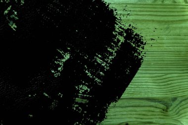 Ultra yeşil ahşap tahta doku, boş mockup arka plan.