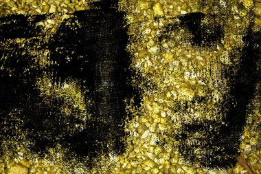 Grunge Ultra sarı çakıl yüzeyi, taş doku veya kaya zemin, zemin arka plan