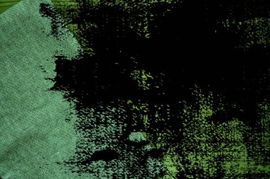 Grunge Ultra yeşil keten kumaş yüzeyi, kitap kapağı örnek, renk örneği mock-up veya Tasarımcısı'nı kullanmak için