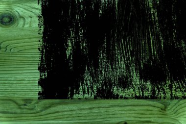 Ultra yeşil ahşap tahta doku, boş mockup arka plan.