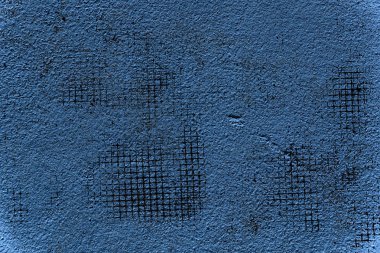 Ultra mavi beton çimento duvar doku, desen kapak veya arka plan için