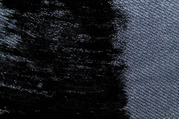 Kirli mavi kot makro doku ile dikiş kot arka planı için