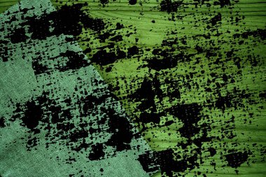 Grunge Ultra yeşil keten kumaş yüzeyi, kitap kapağı örnek, renk örneği mock-up veya Tasarımcısı'nı kullanmak için