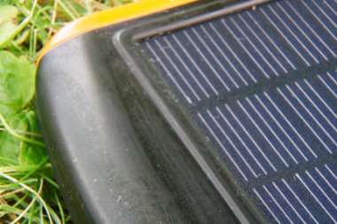 Güneş elektrik enerjisi jeneratör saf enerji, iş kavramı