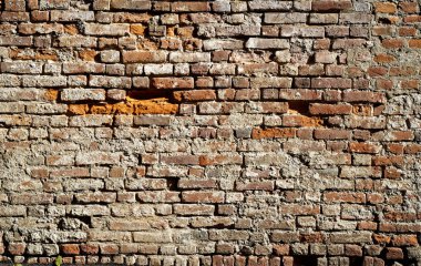 Duvar tuğla doku, çimento arka plan