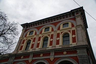 Torino, İtalya, 17.03.2019: cephe mimarisinin tarihi merkezi, Torino, İtalya bina