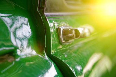 Araba kapı kolu Retro klasik araba, Vintage ton kenar kapı