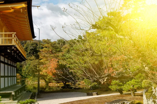 Temple Kinkakuji Pavillon Kyoto Japon — Photo