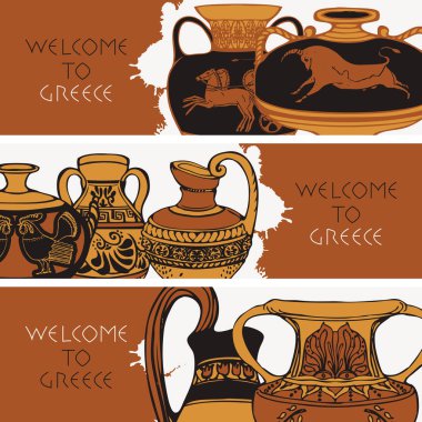 Antik Yunanistan konulu afiş seyahat