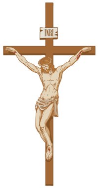 Crucifixion of Jesus Christ, a religious symbol clipart