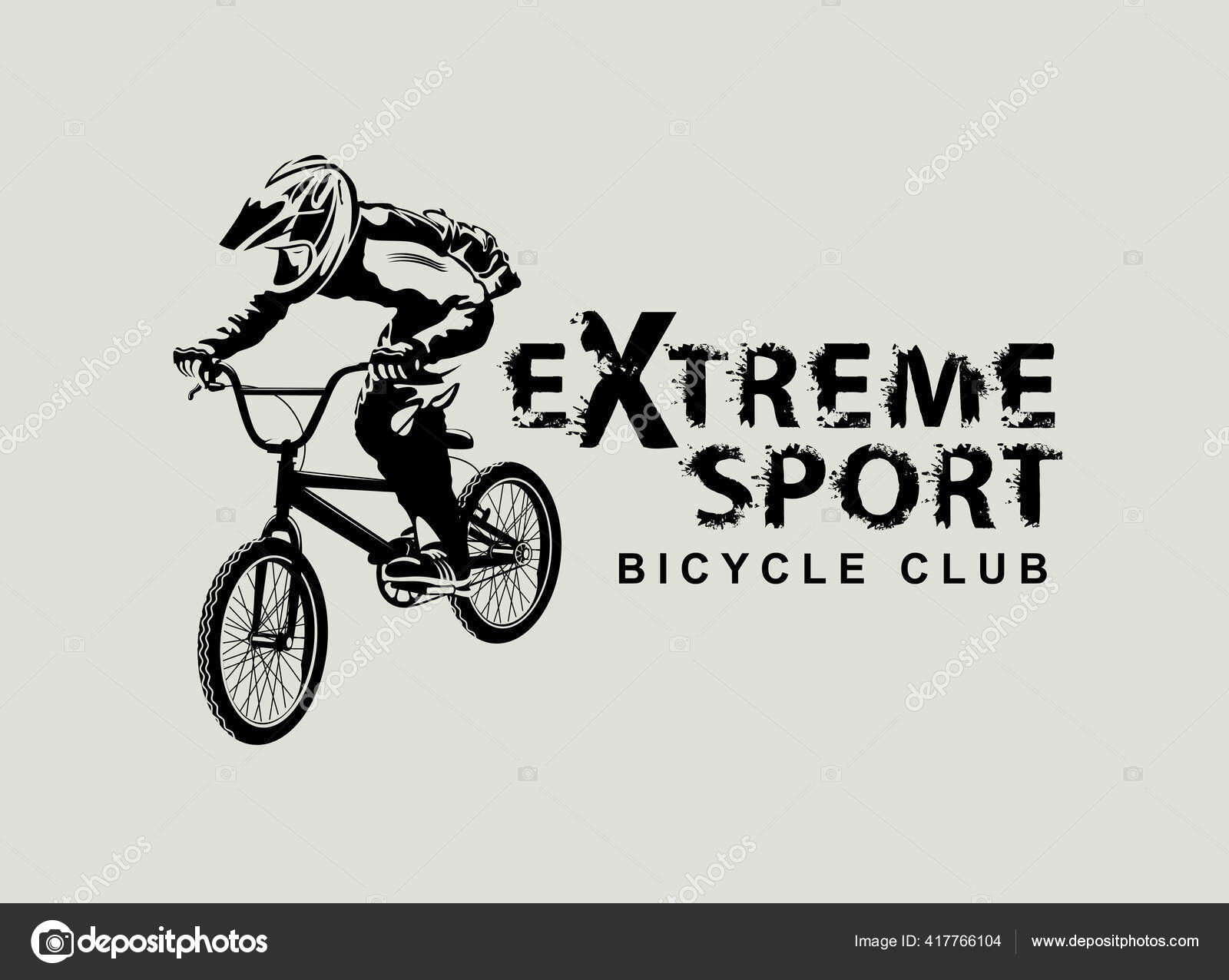 Letras Deporte Extremo Ciclista Bicicleta Tipograf a Deportiva