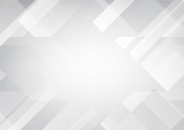 Gri soyut ve teknik geometrik kurumsal tasarım arka plan eps 10. vektör çizim beyaz
