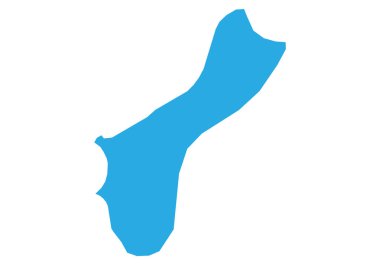 Guam haritası. Yüksek detaylı vektör harita - guam.