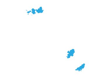 Güney Kore Haritası. Yüksek Detaylı vektör harita - Güney Kore.