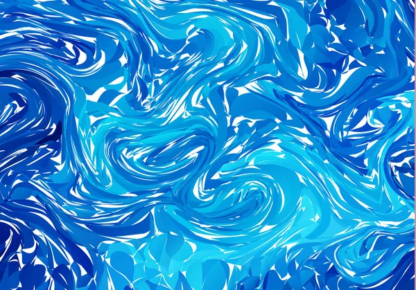 Fluide Fond Formes Colorées Gradients Blue Trendy Composition Des Formes — Image vectorielle