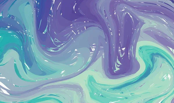 Peintures Avec Marbrure Texture Marbre Peinture Éclaboussante Fluide Coloré Peut — Image vectorielle