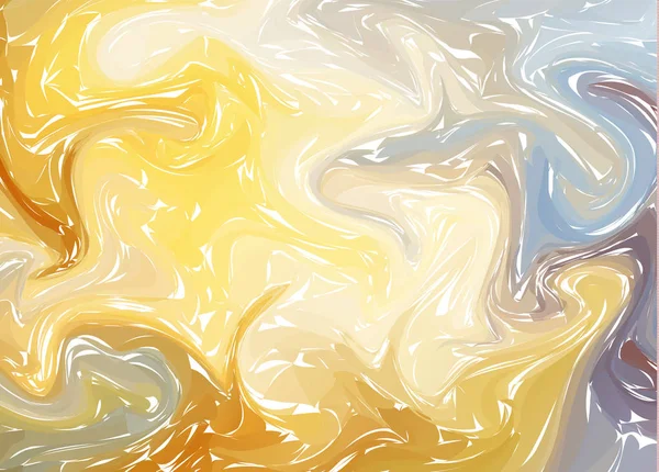 Deux Fond Abstrait Coloré Encre Liquide Composition Des Formes Fluides — Image vectorielle