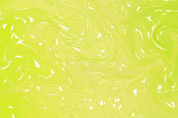 Fresh Green Yellow Digital Marbling Elegant Marbled Vector Background Liquid — Stock Vector