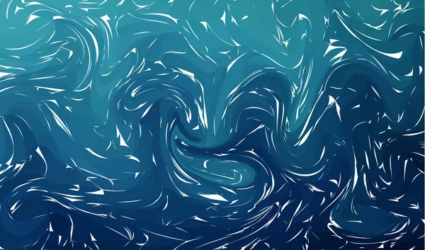 Fundo Abstrato Com Belas Ondas Acrílico Líquido Ilustração Vetorial Textura — Vetor de Stock