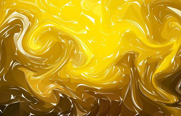 Жидкие Красочные Формы Фона Yellow Light Trendy Dients Состав Жидких — стоковый вектор