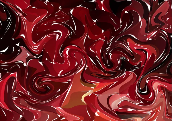 Υγρό Πολύχρωμα Σχήματα Φόντου Πολυ Trendy Κόκκινο Κλίσεις Σύνθεση Υγρού — Διανυσματικό Αρχείο
