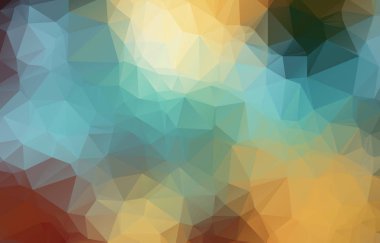 Vektör çokgen modern poligonal geometrik üçgen arka plan.