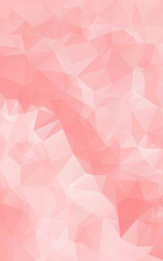 Vektör Çokgen modern poligonal geometrik üçgen arka plan, poligonal pembe.
