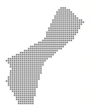 Piksel Guam Haritası. Vektör noktalı beyaz arka plan üzerinde izole Guam Haritası. Soyut bilgisayar grafik Guam Haritası. vektör çizim.