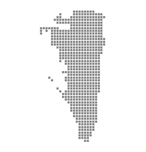 直布罗陀的像素地图 在白色背景下被隔离的直布罗陀的矢量虚线地图 直布罗陀地图的抽象计算机图 矢量插图 — 图库矢量图片