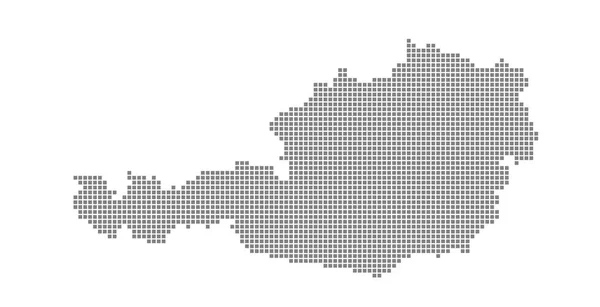 Pixel Mapa Austria Mapa Punteado Vectorial Austria Aislado Sobre Fondo — Archivo Imágenes Vectoriales