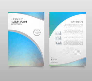 Modern üçgen sunu şablonu. İş Tasarım arka plan, broşür veya el ilanı genel kavram ya da geometrik web afiş