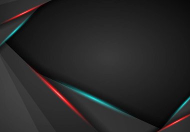 Arka plan, Metalik kırmızı ve mavi ışık çerçeve düzen, soyut metal kafes, modern teknoloji tasarım şablon arka plan ile. vektör çizim.