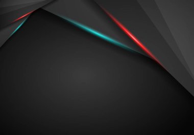 Arka plan, Metalik kırmızı ve mavi ışık çerçeve düzen, soyut metal kafes, modern teknoloji tasarım şablon arka plan ile. vektör çizim.