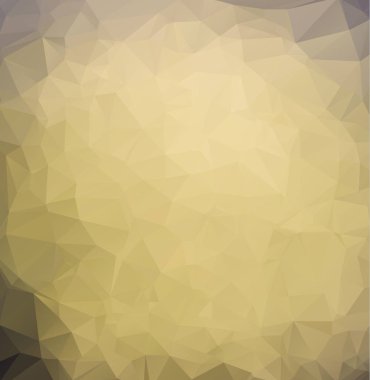 Koyu kahverengi poligonal illüstrasyon, soyut olan üçgen oluşur. Geometrik arka plan gradyan ile Origami tarzında. İşiniz için üçgen tasarım.