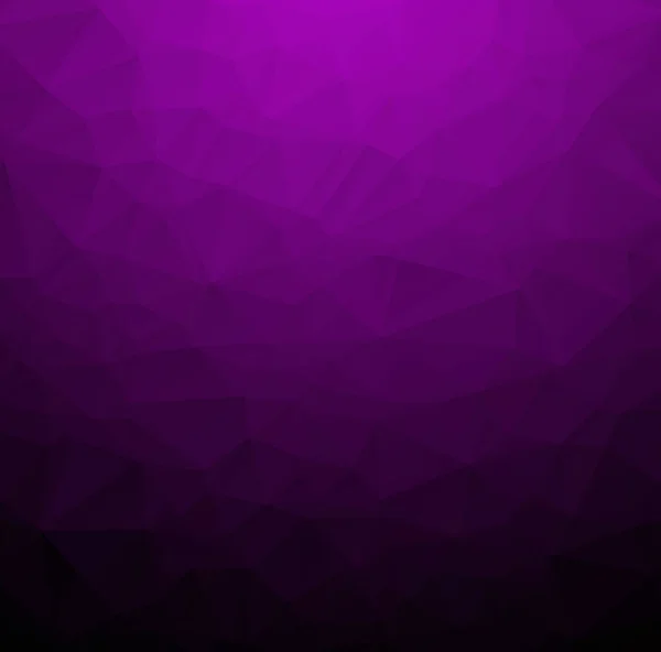 Resumen Ilustración Poligonal Púrpura Oscura Que Consiste Triángulos Fondo Geométrico — Archivo Imágenes Vectoriales