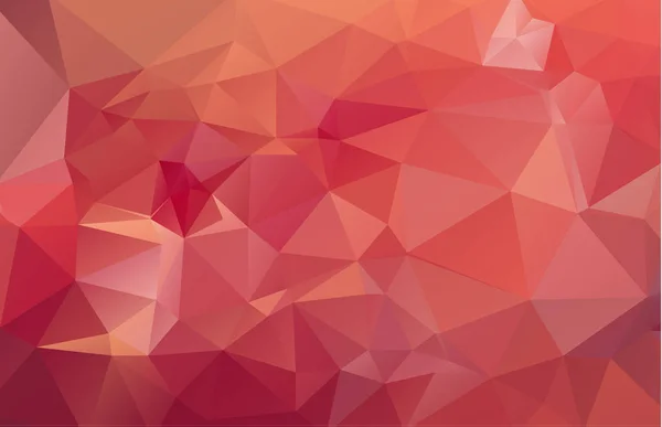 Светло Красная Многоугольная Иллюстрация Состоящая Треугольников Треугольный Дизайн Вашего Бизнеса — стоковый вектор