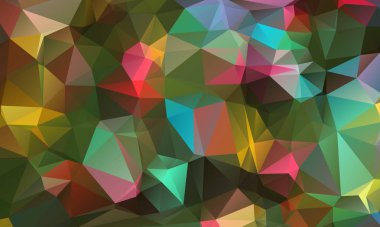 Renkli geometrik arka. Poligonal vektör arka planlar.