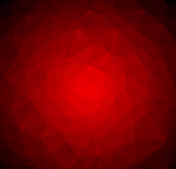 Resumo Ilustração Poligonal Vermelha Escura Que Consiste Triângulos Fundo Geométrico —  Vetores de Stock