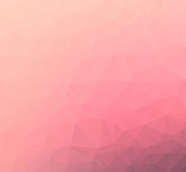 Soyut pembe ve beyaz arka plan geometrik soyut. Poligonal vektör