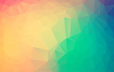Renkli poligonal arka plan, vektör