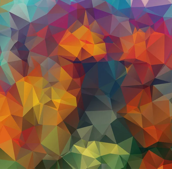 Fond Abstrait Composé Triangles — Image vectorielle