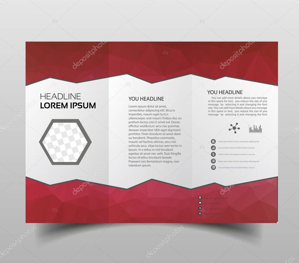 Tri Fold Presentation Template from st4.depositphotos.com